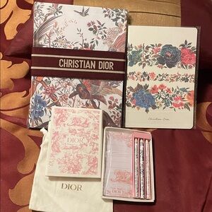 Christian Dior Floral Notebook set